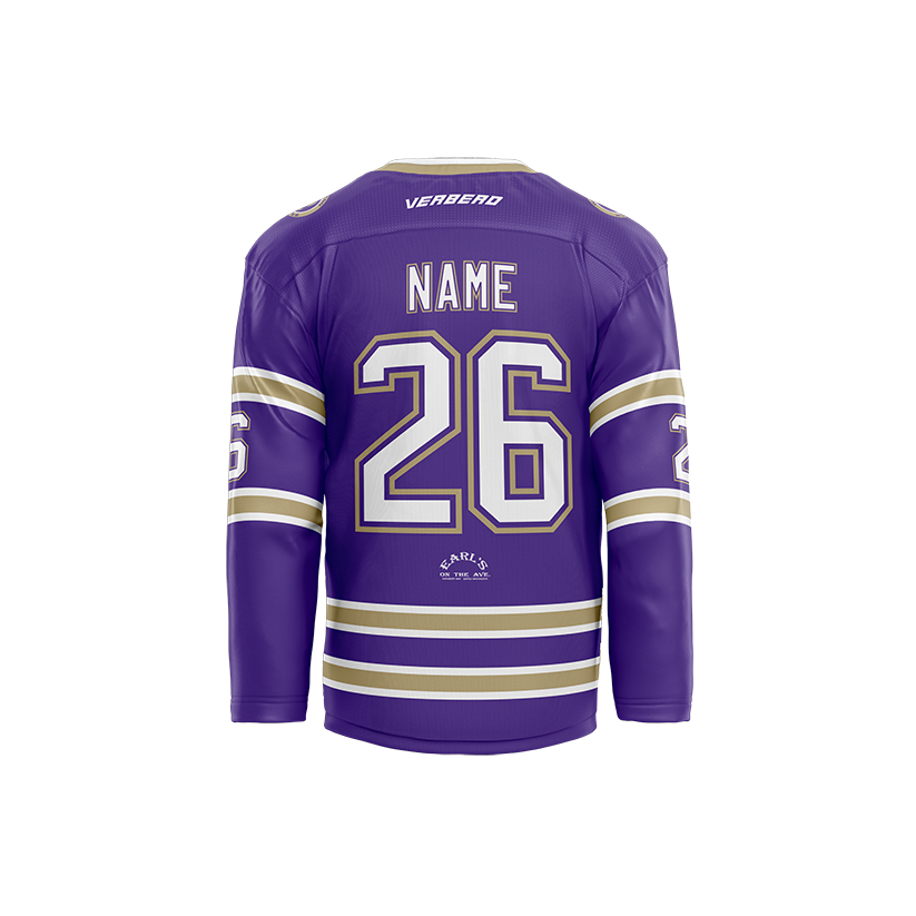 U of Washington Mens purple Custom Sublimated with Twill Replica Jersey