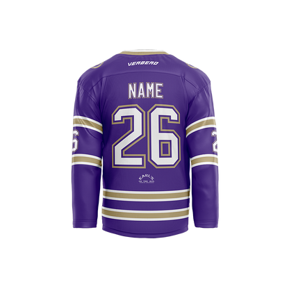 U of Washington Mens purple Custom Sublimated with Twill Replica Jersey