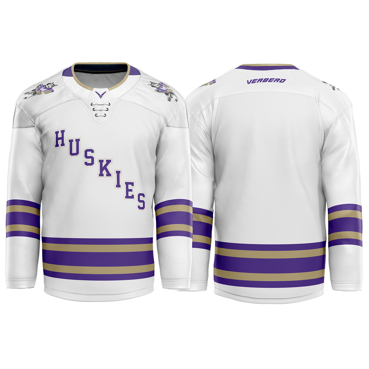 U of Washington Mens White Sublimated with Twill Replica Jersey