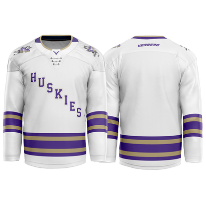 U of Washington Mens White Sublimated with Twill Replica Jersey