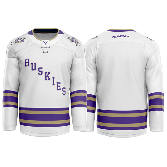 U of Washington Mens White Sublimated with Twill Replica Jersey