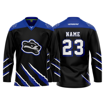 Upstate Badger Coaches Custom Sublimated Away Jersey