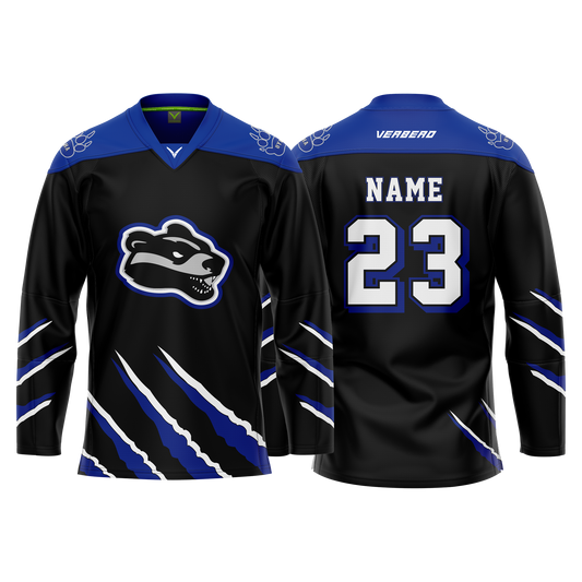 Upstate Badgers Boys Custom Sublimated Away Jersey