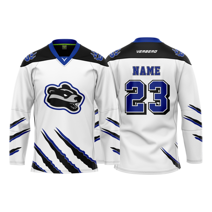 Upstate Badger Coaches Custom Sublimated Home Jersey