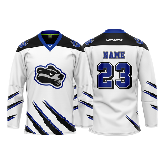 Upstate Badgers Boys Custom Sublimated Home Jersey