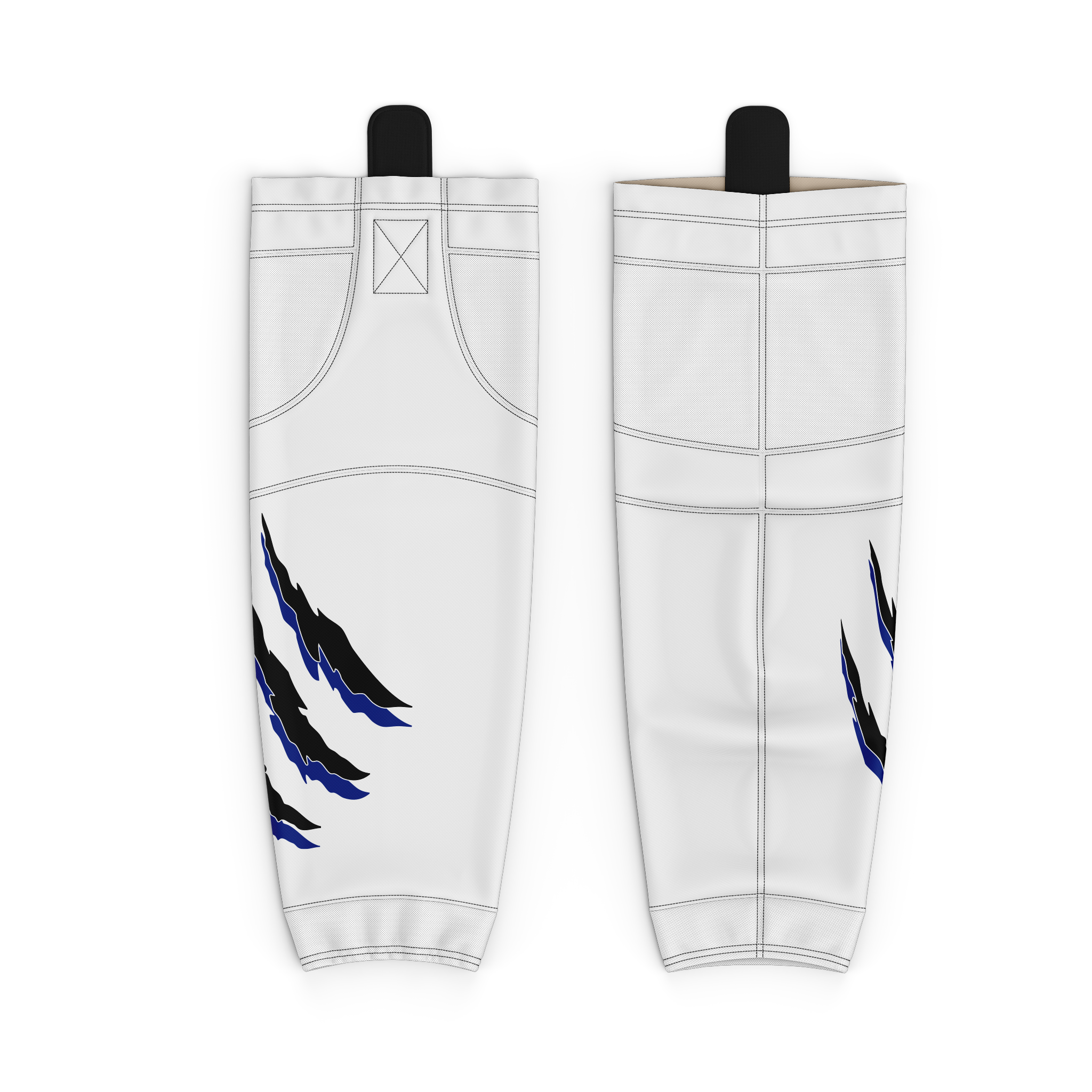 Upstate Badgers Boys Sublimated Home Hockey Sock