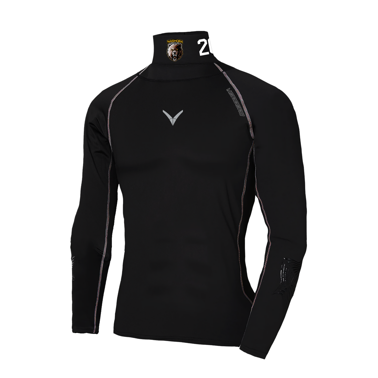 Nashoba Grizzlies Custom V Armor Protective Compression Shirt