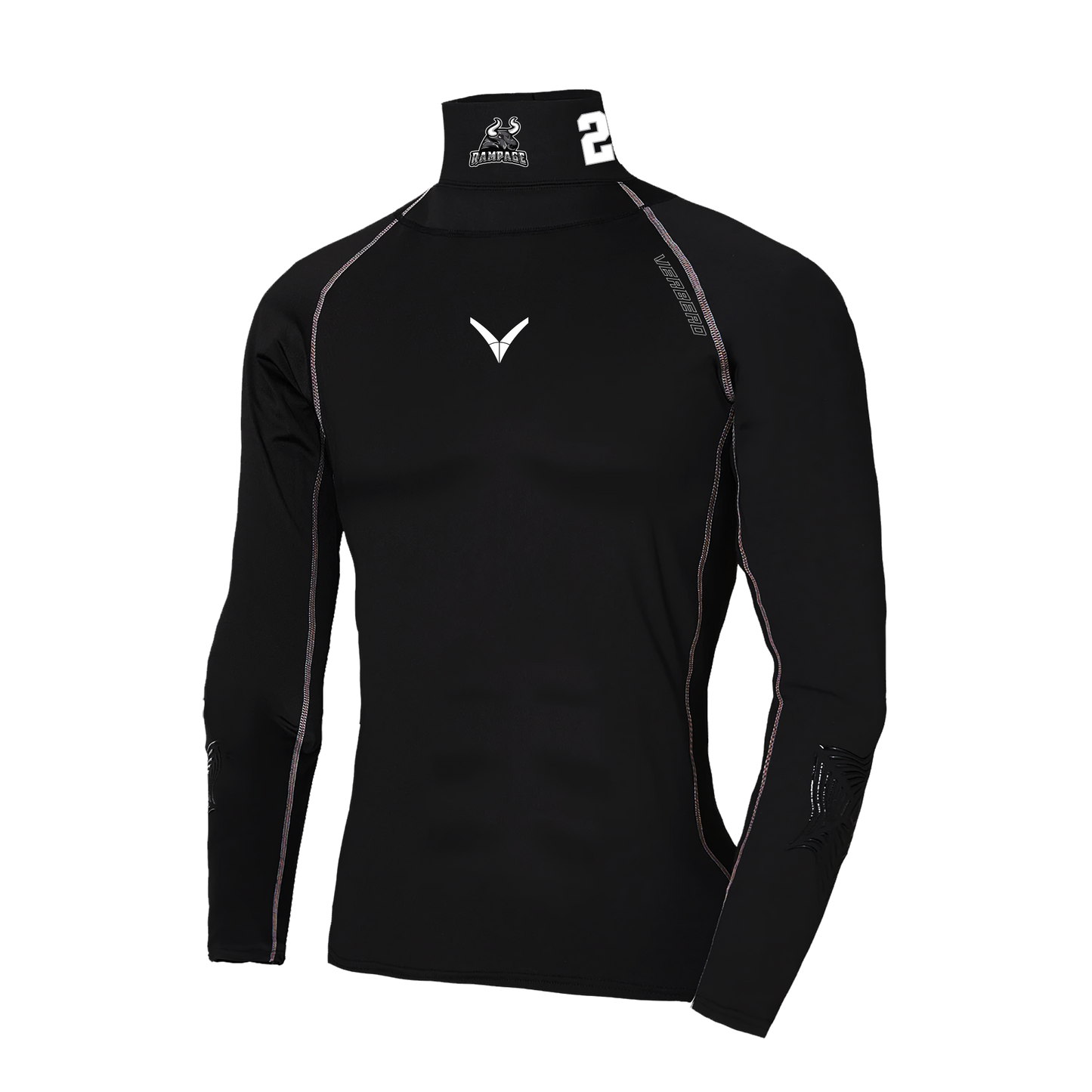 Rutherford Rampage Custom V Armor Protective Compression Shirt