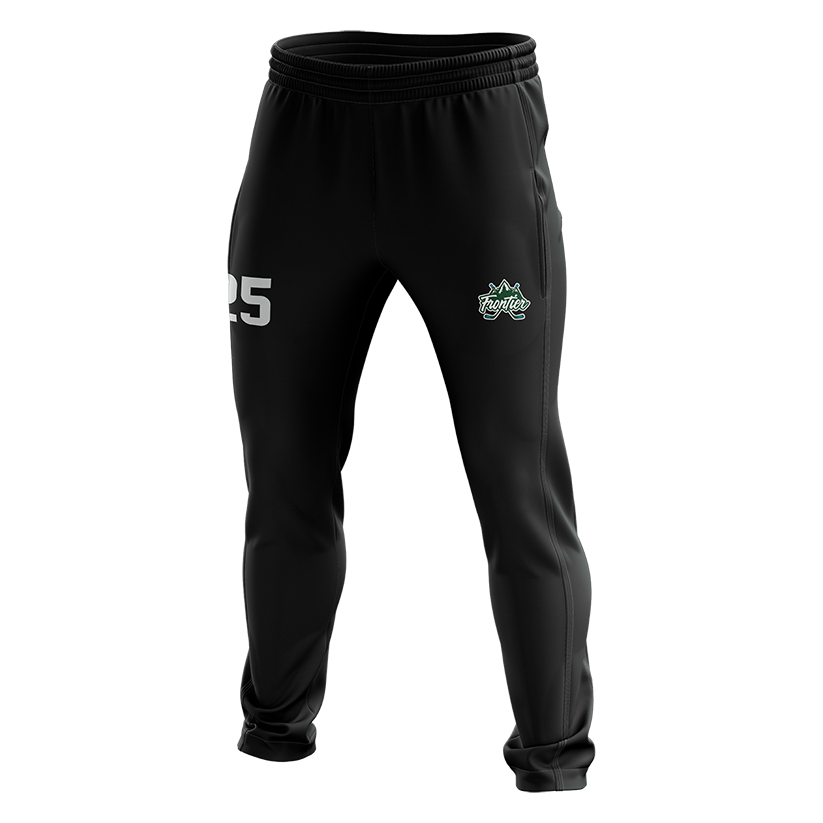 Frontier Airlines Black Warmup Pant