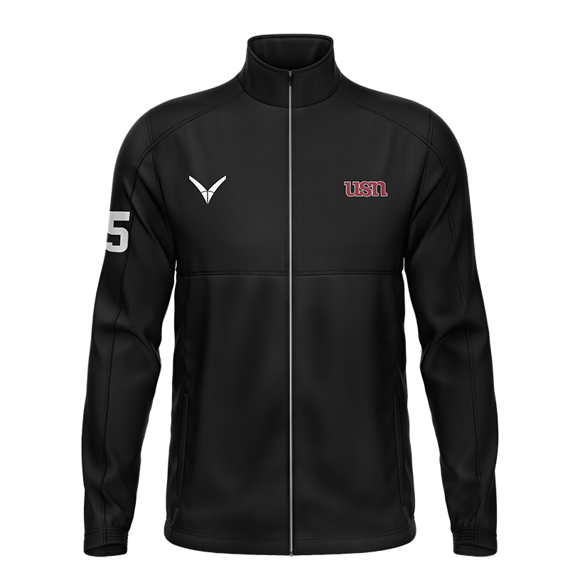 USN Black Warmup Jacket