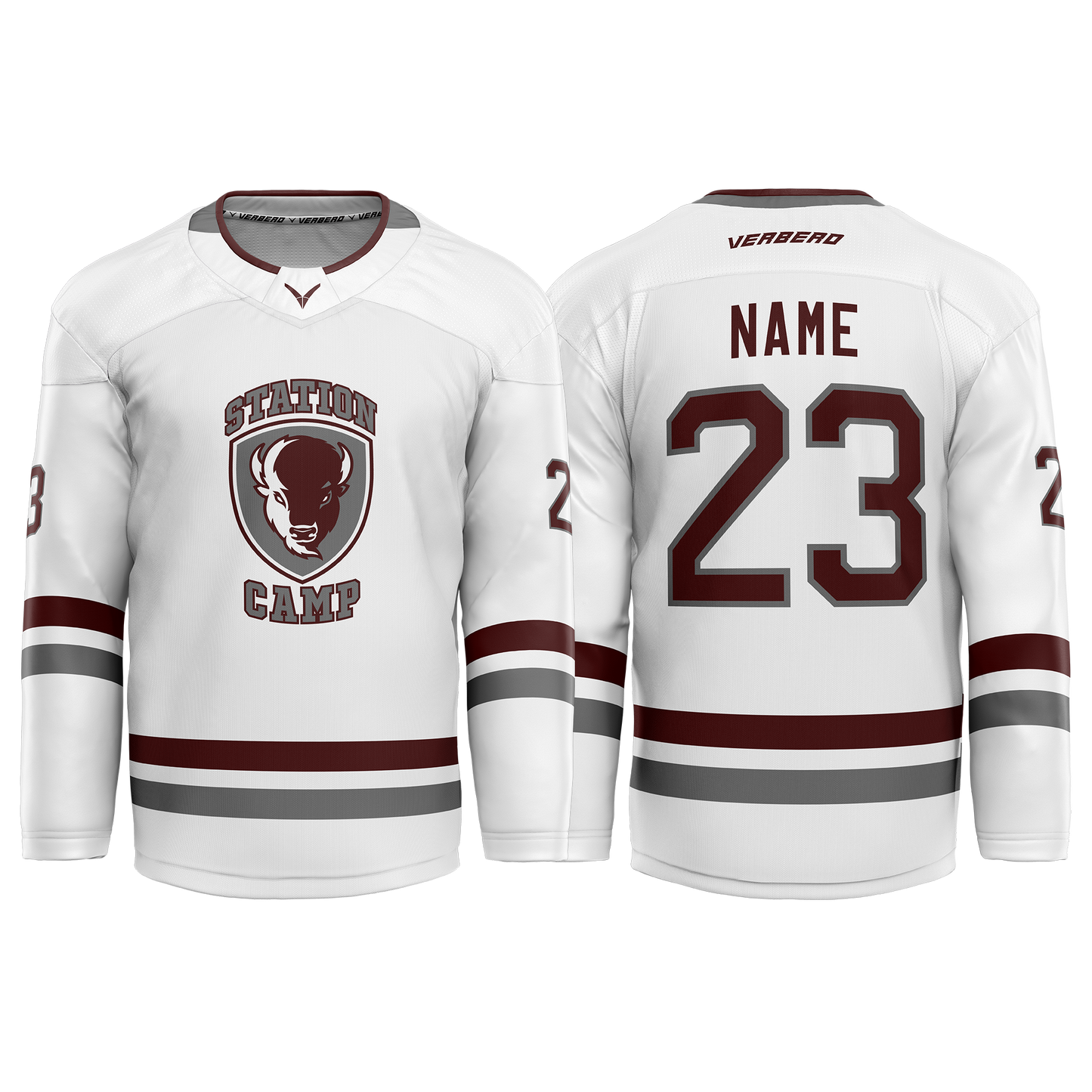 Station Camp Custom Hybrid White Jersey