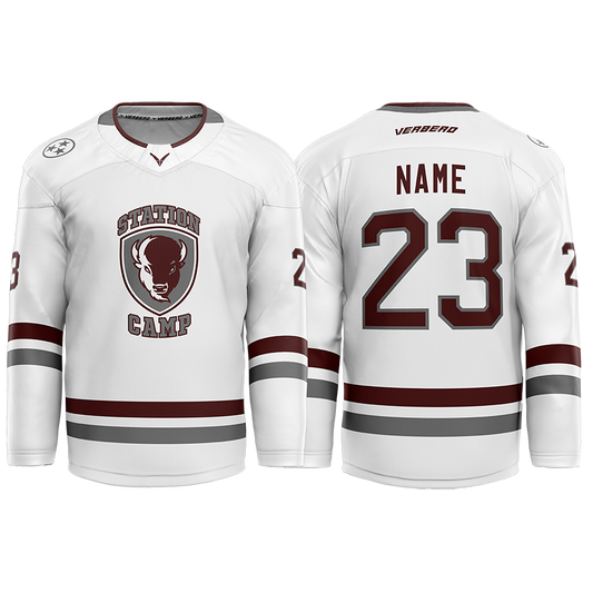 Station Camp Custom Hybrid White Jersey
