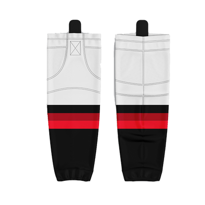 Trenton Trojans 2018 Custom White Socks
