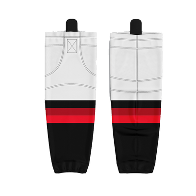 Trenton Trojans 2018 Custom White Socks