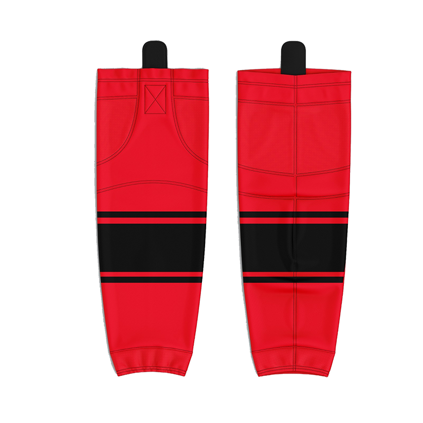 Trenton Trojans 2018 Custom Red Socks