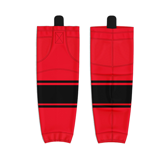 Trenton Trojans 2018 Custom Red Socks