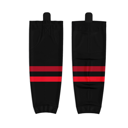Trenton Trojans 2018 Custom Black Socks