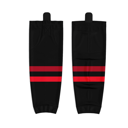 Trenton Trojans 2018 Custom Black Socks