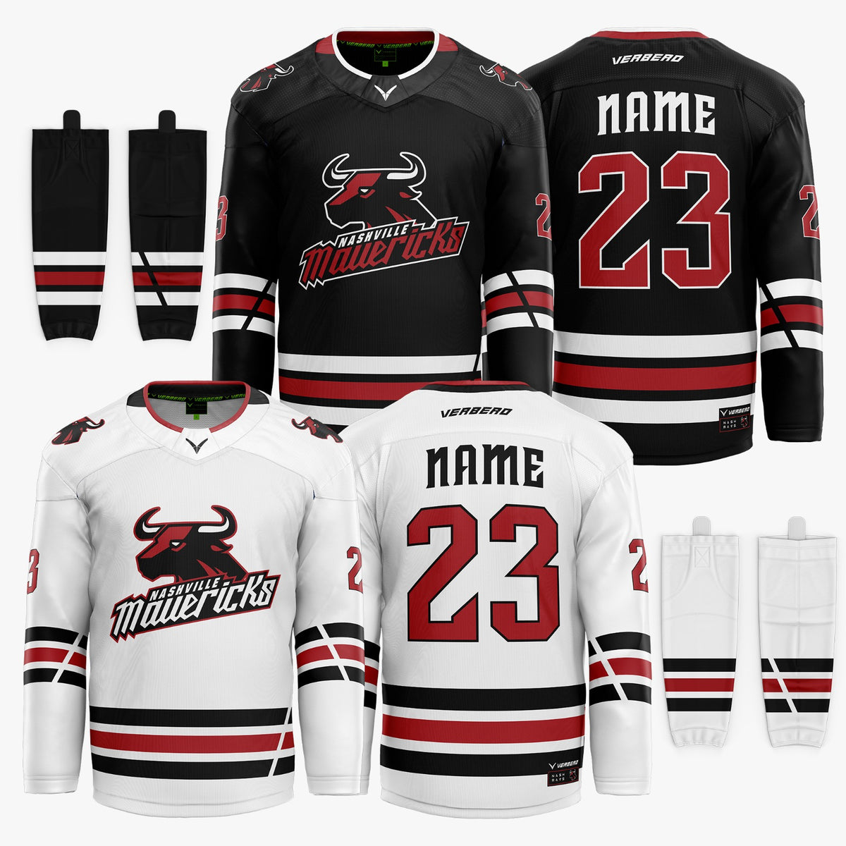 Nashville Mavericks Reversible Jersey Player Package