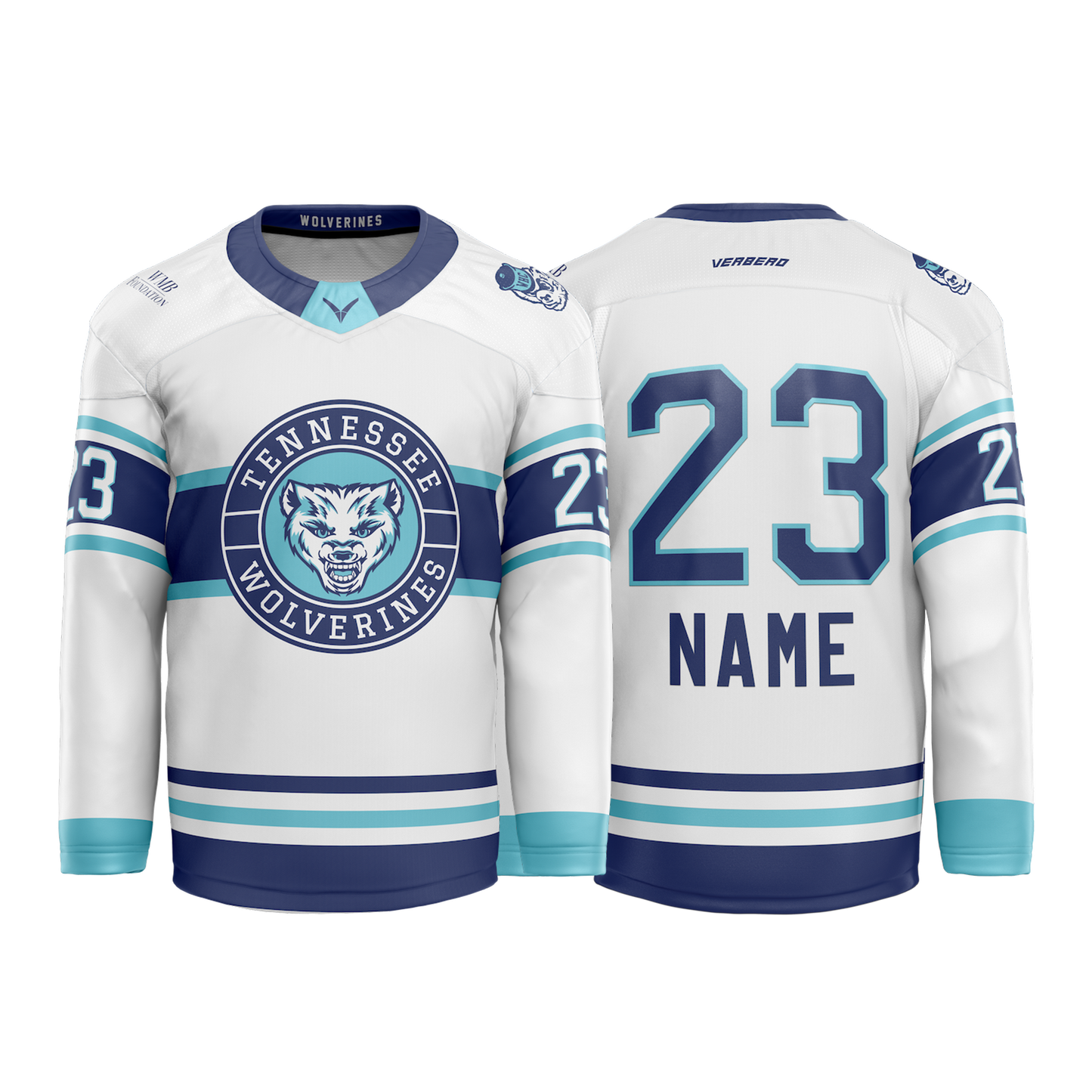 Tennessee Wolverines Custom Sublimated Jersey