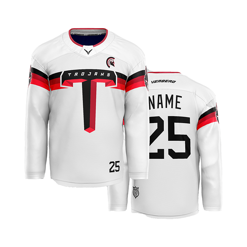 Trenton Trojans 2018 Custom Hybrid Home Jersey