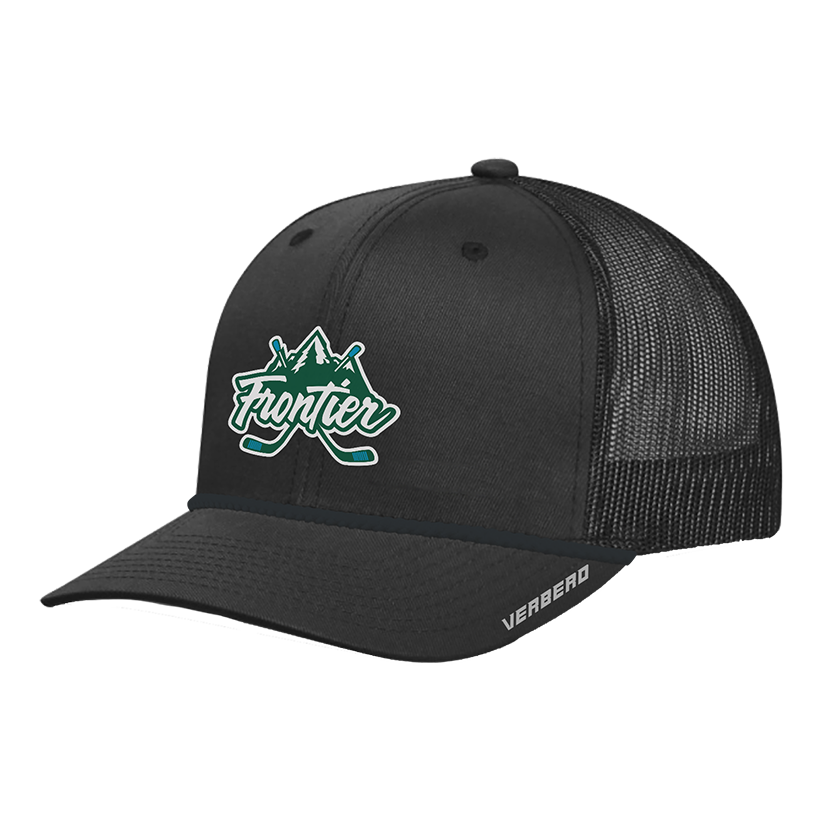 Frontier Airlines Custom Black Rope Hat