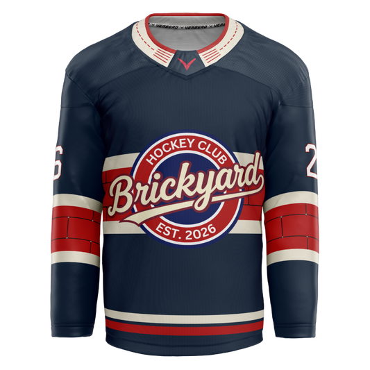 Republic Hockey Club Custom Blue Sublimated with Twill Jersey