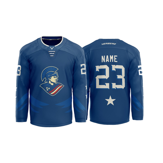 Page-Summit Custom Blue Sublimated Jersey