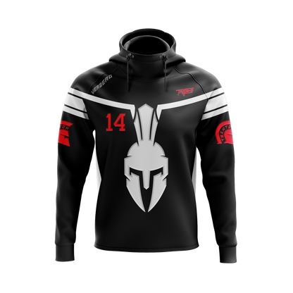 Trenton Trojans Black Custom Performance Hoodie