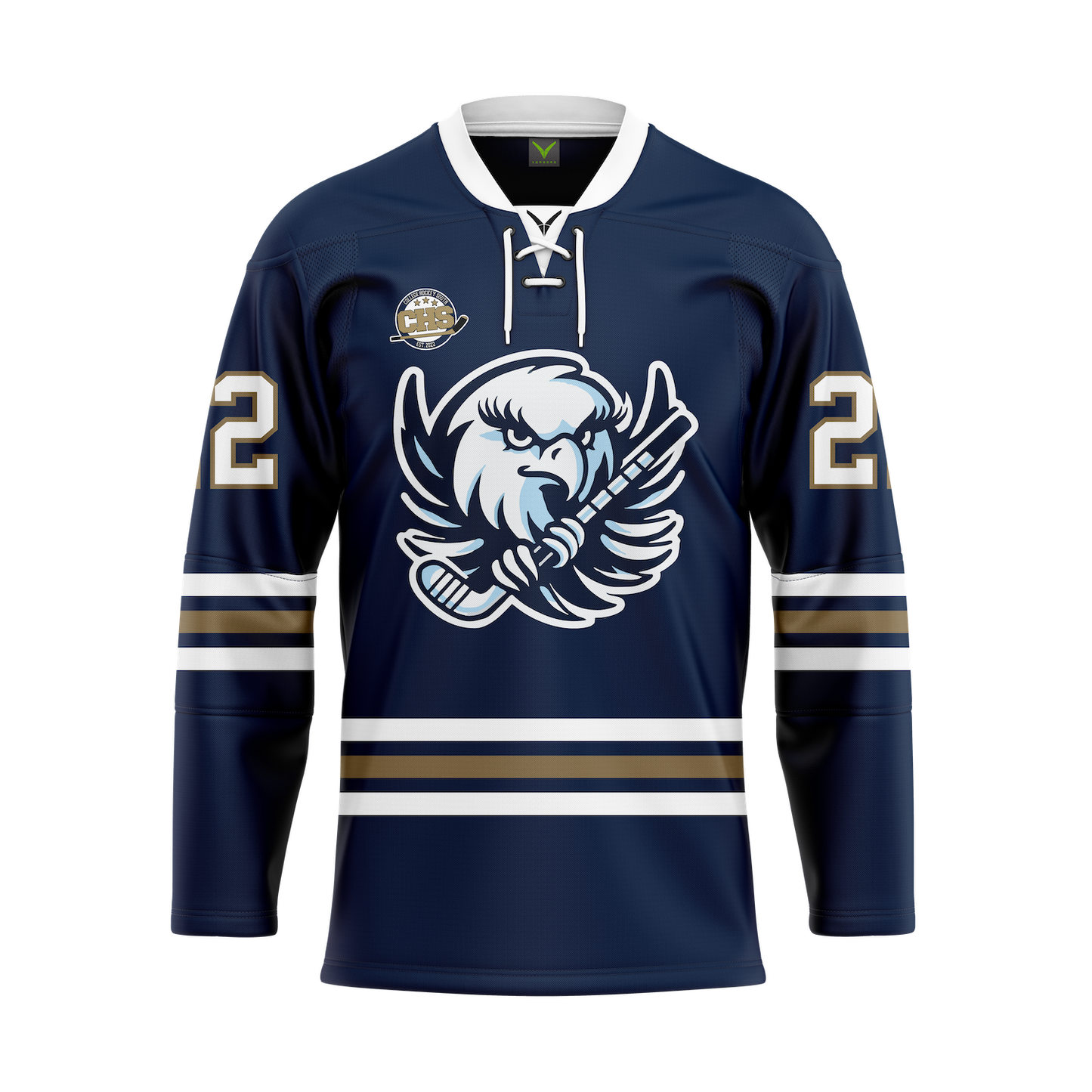 Georgia Southern Women's Blue Custom Sublimated Jersey