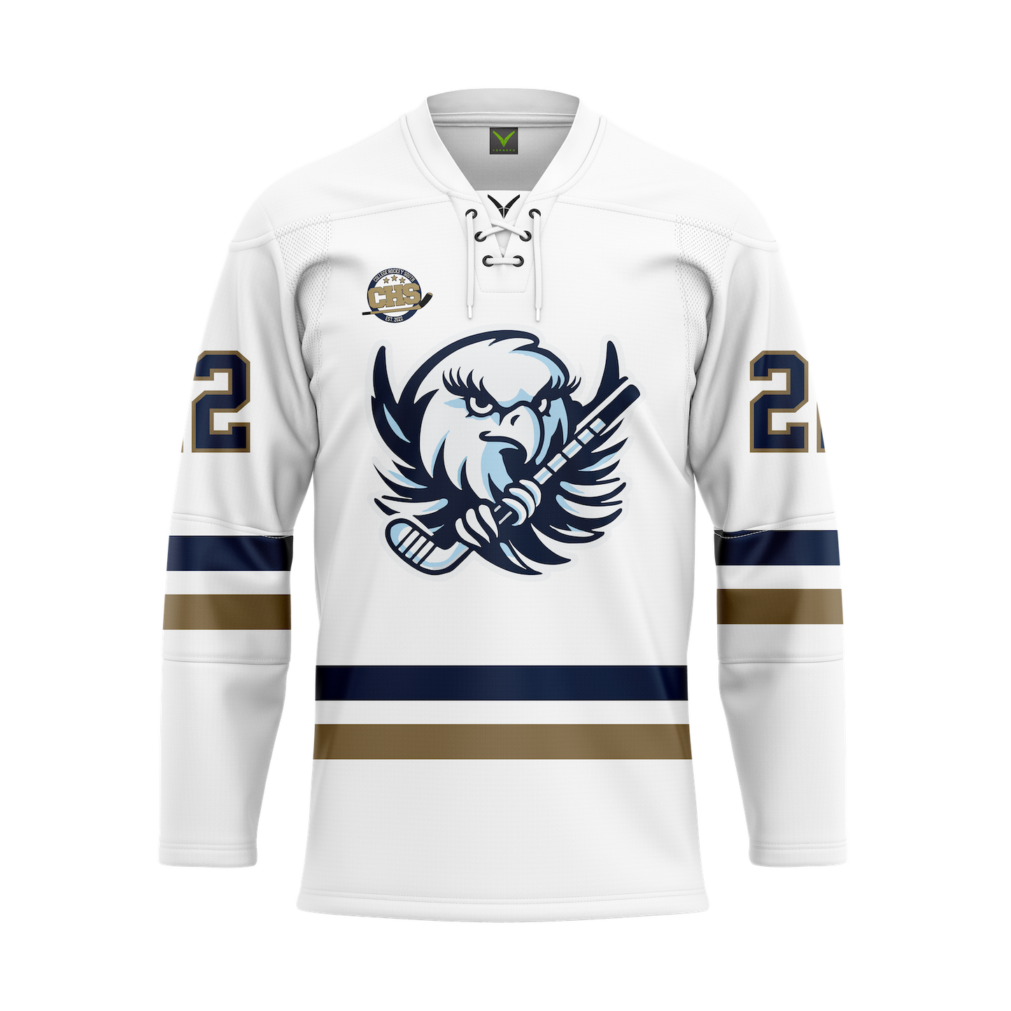 Georgia Southern Women's White Custom Sublimated Jersey