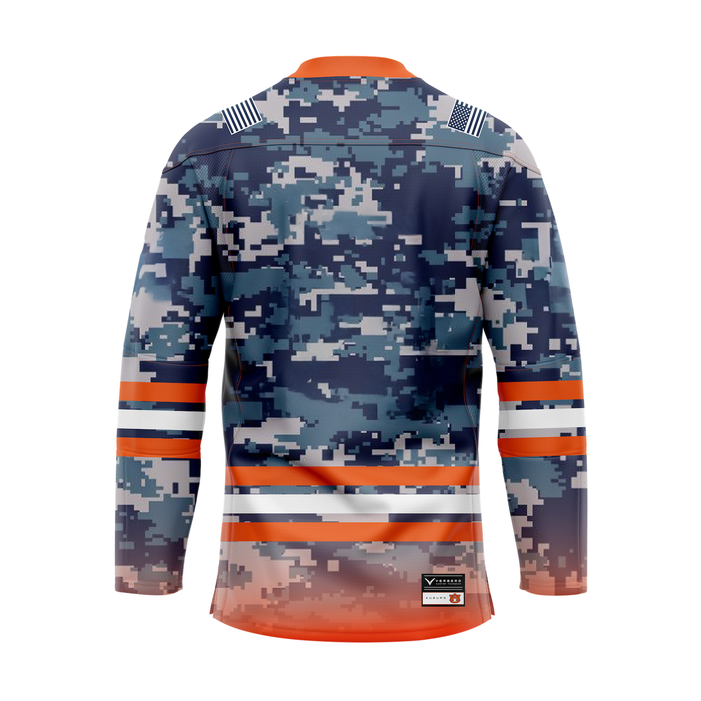 Auburn Military Authentic Sublimated With Twill Replica Jersey