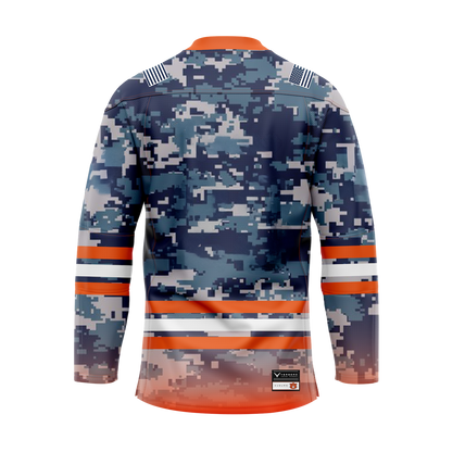 Auburn Military Authentic Sublimated With Twill Replica Jersey