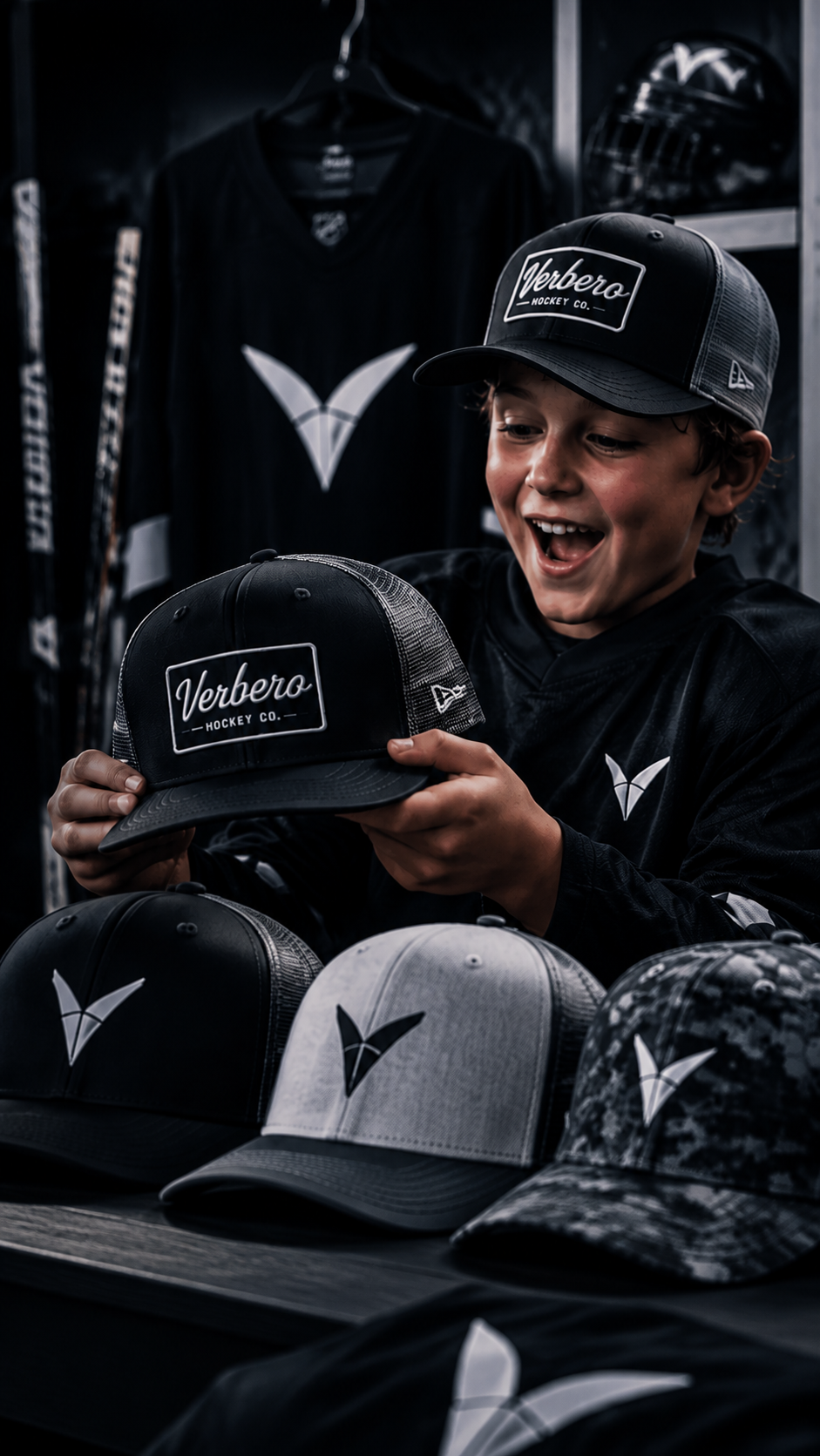 personalized custom hockey hats