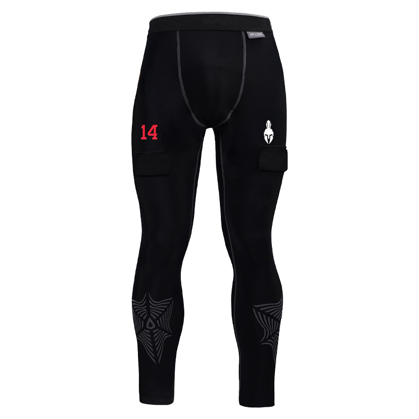 Trenton Trojans Custom V Armor Protective Compression Pant