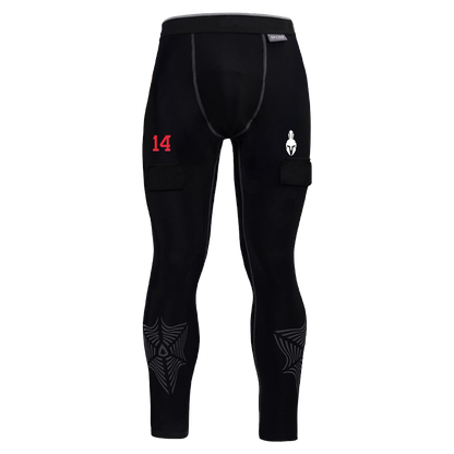 Trenton Trojans Custom V Armor Protective Compression Pant
