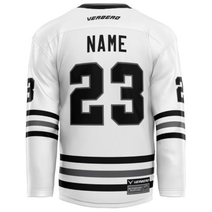 Rutherford Rampage Custom Sublimated White Jersey