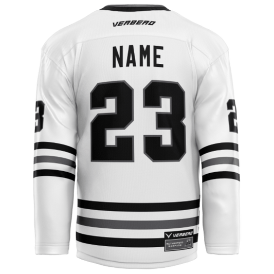 Rutherford Rampage Custom Sublimated White Jersey