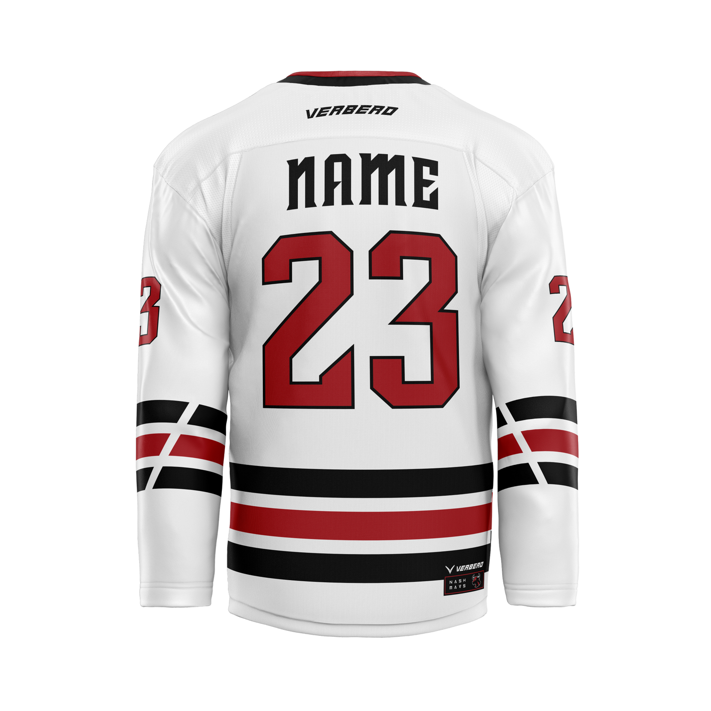 Nashville Mavericks Custom Sublimated Reversible White Jersey