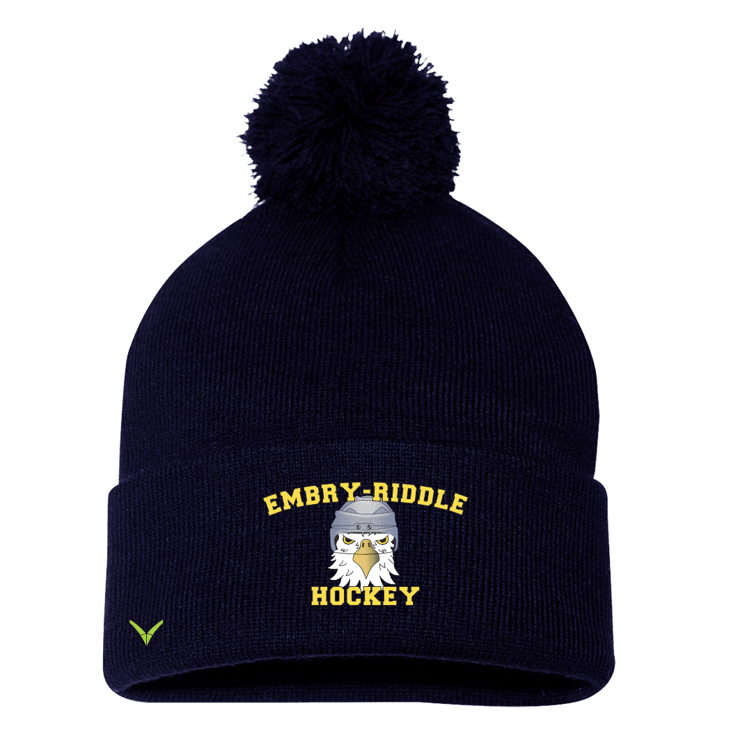Embry Riddle Pom Beanie / Toque