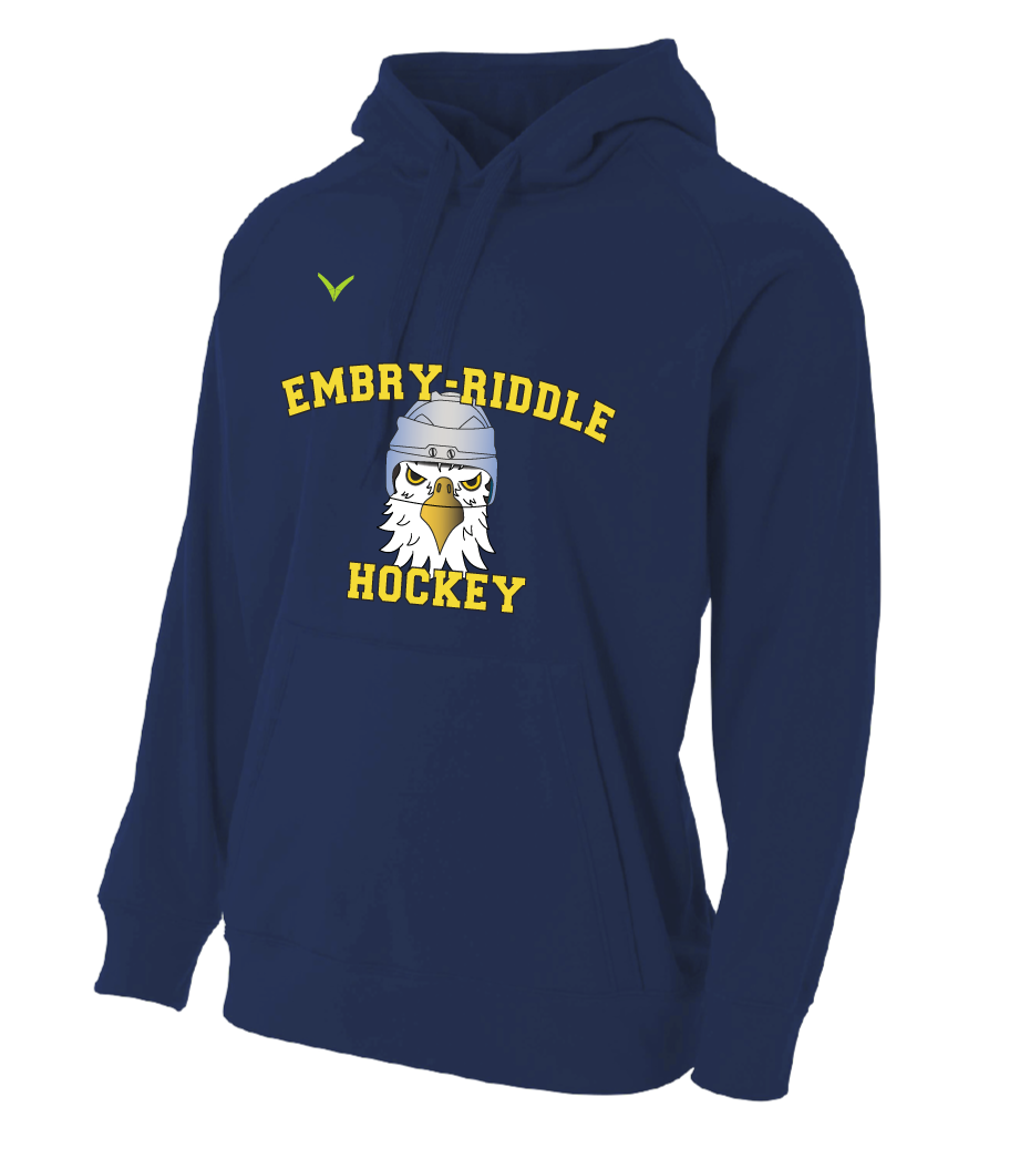 Embry Riddle Youth Solid Tech Solid Tech Fleece Hoodie