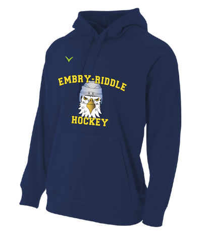 Embry Riddle Youth Solid Tech Solid Tech Fleece Hoodie