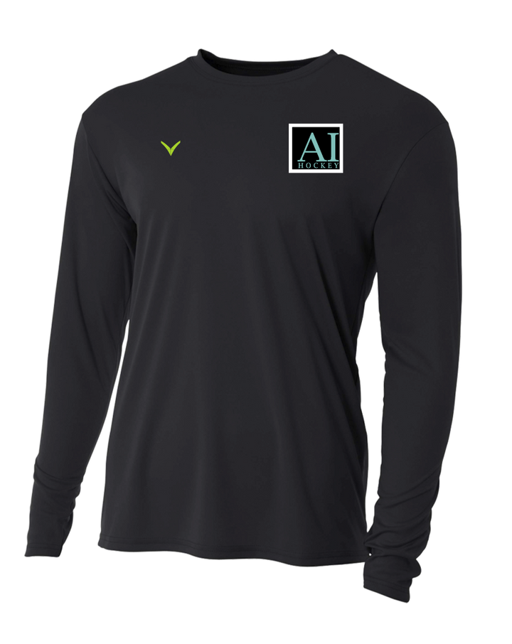 A TEST STORE Men's Long Sleeve Performance Crew