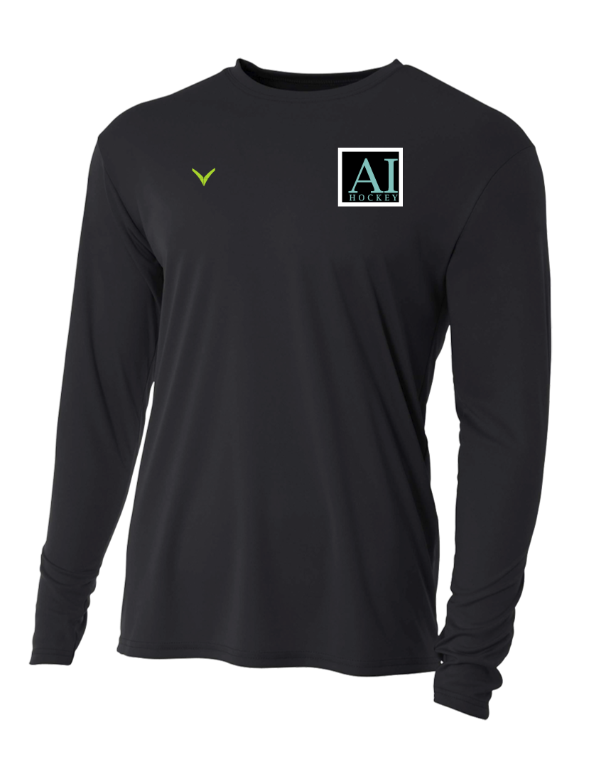 A TEST STORE Youth Long Sleeve Performance Crew