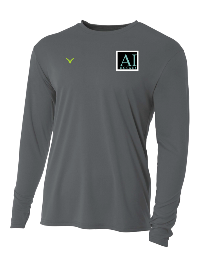 A TEST STORE Youth Long Sleeve Performance Crew
