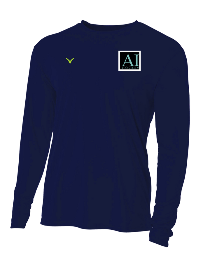 A TEST STORE Men's Long Sleeve Performance Crew