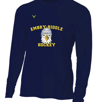 Embry Riddle Youth Long Sleeve Performance Crew