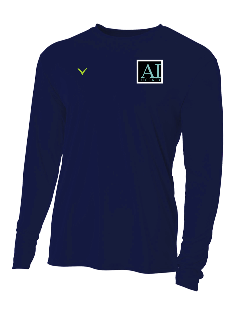 A TEST STORE Youth Long Sleeve Performance Crew