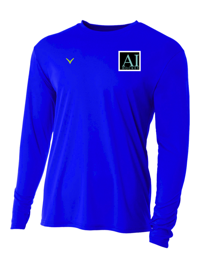 A TEST STORE Men's Long Sleeve Performance Crew
