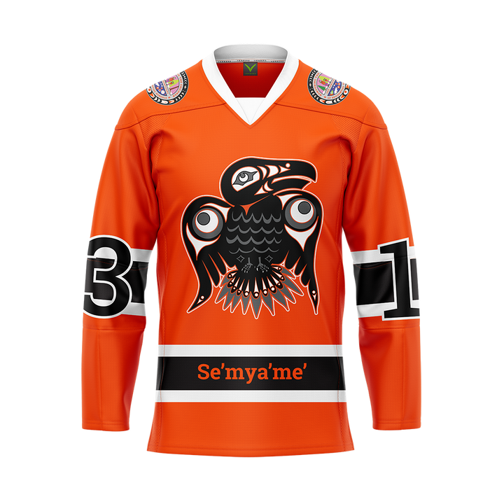 Semiahmoo Full Tackle Twill Custom Authentic Replica Jersey